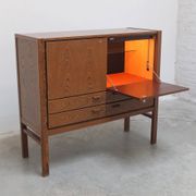N-Line 'Team Program 500' double bar cabinet in wenge, 1966