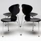 Ensemble de quatre chaises 3100 "Ant" - Arne Jacobsen pour Fritz Hansen, Danemark
