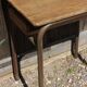 School table School desk wood metal vintage