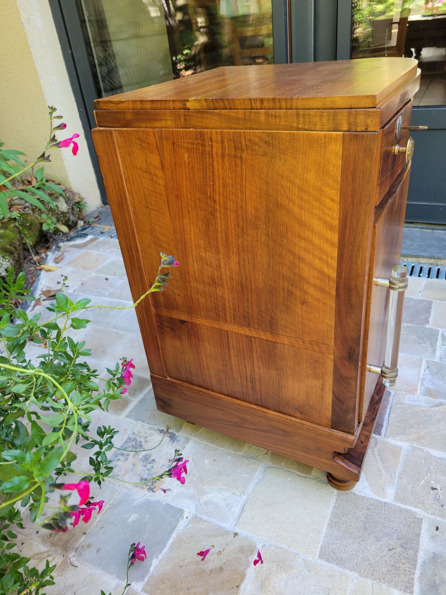Art Deco bedside table or side table from the 1930s.