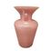 Vase antique rose soufflé en verre de Murano des années 1970 par Maestro del Vetro