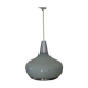 Suspension in white opaline – silver-edged from the 1970s.