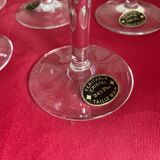 Verres à eau en cristal taillé main