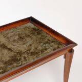 Art Deco mahogany coffee table by Baptistin Spade - France - circa 1930.