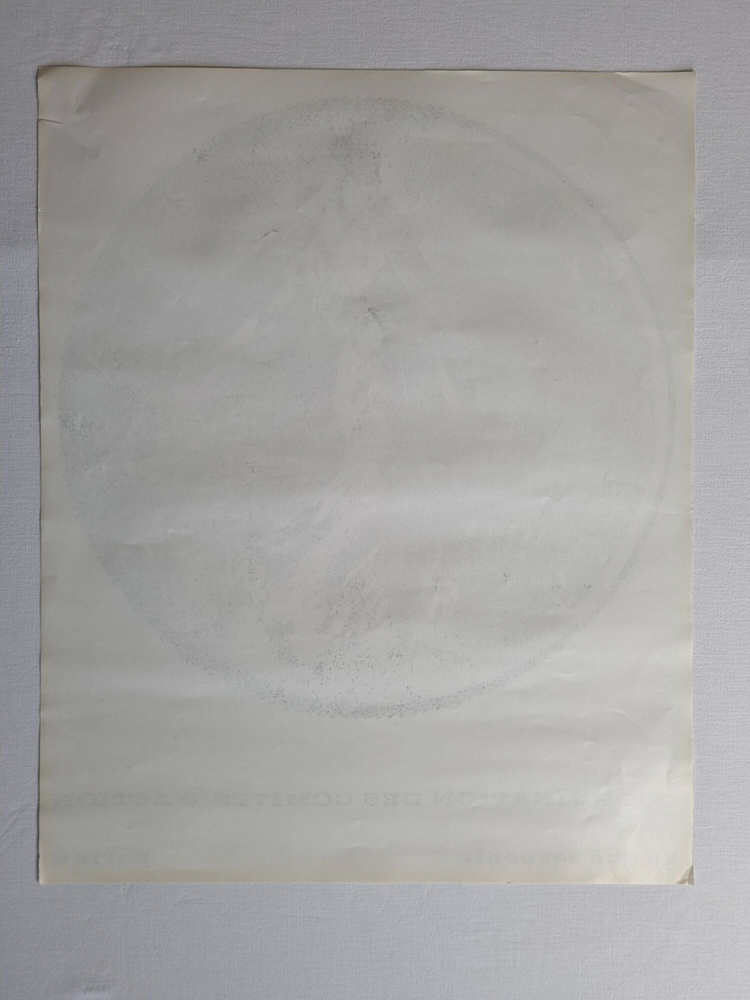 Original poster of May 68, "the sower" demonstrator, after Oscar Roty