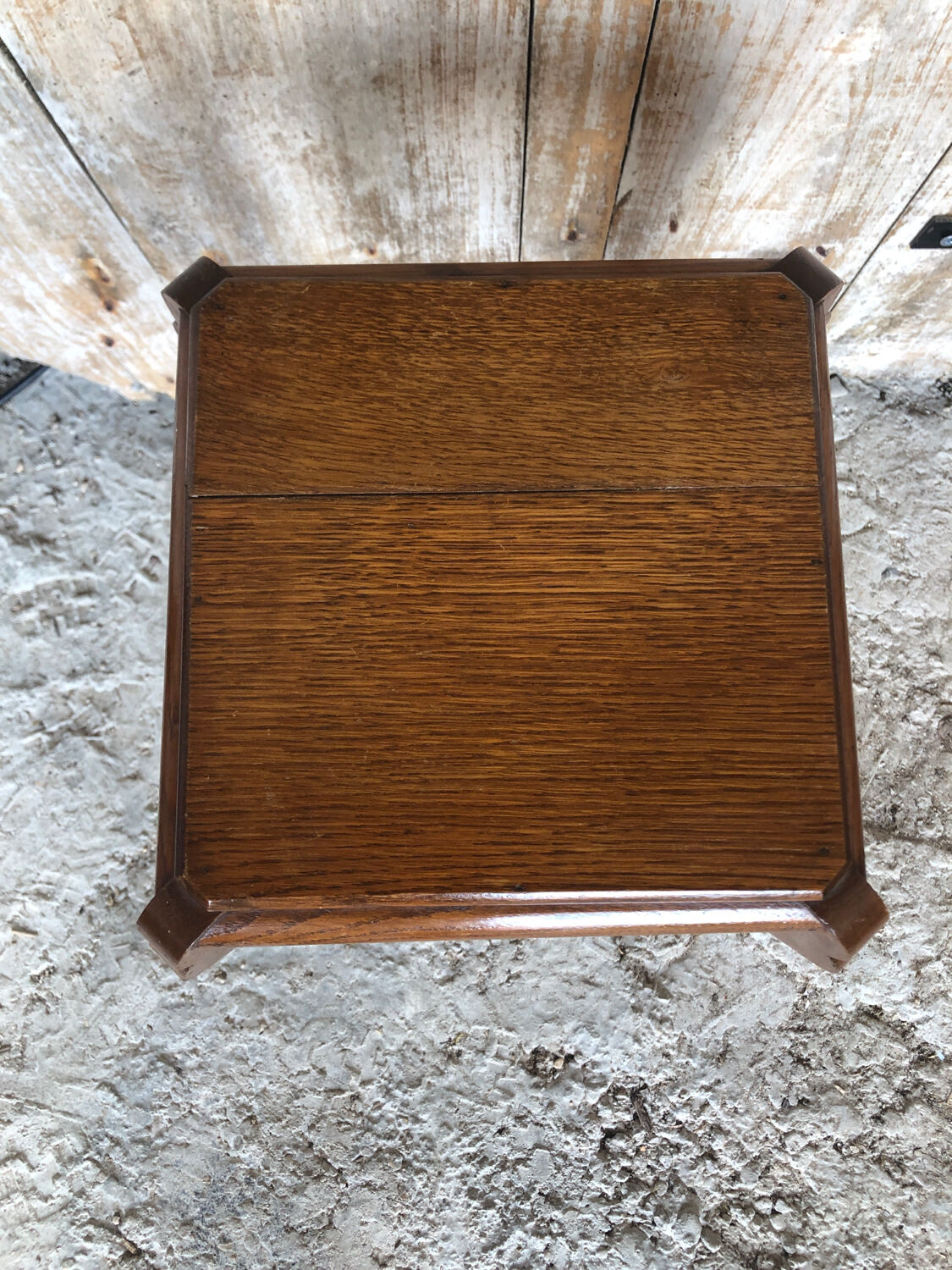 Sellette table appoint bois vintage #a228