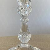Bougeoir en cristal.