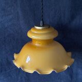 Art Deco opaline pendant light