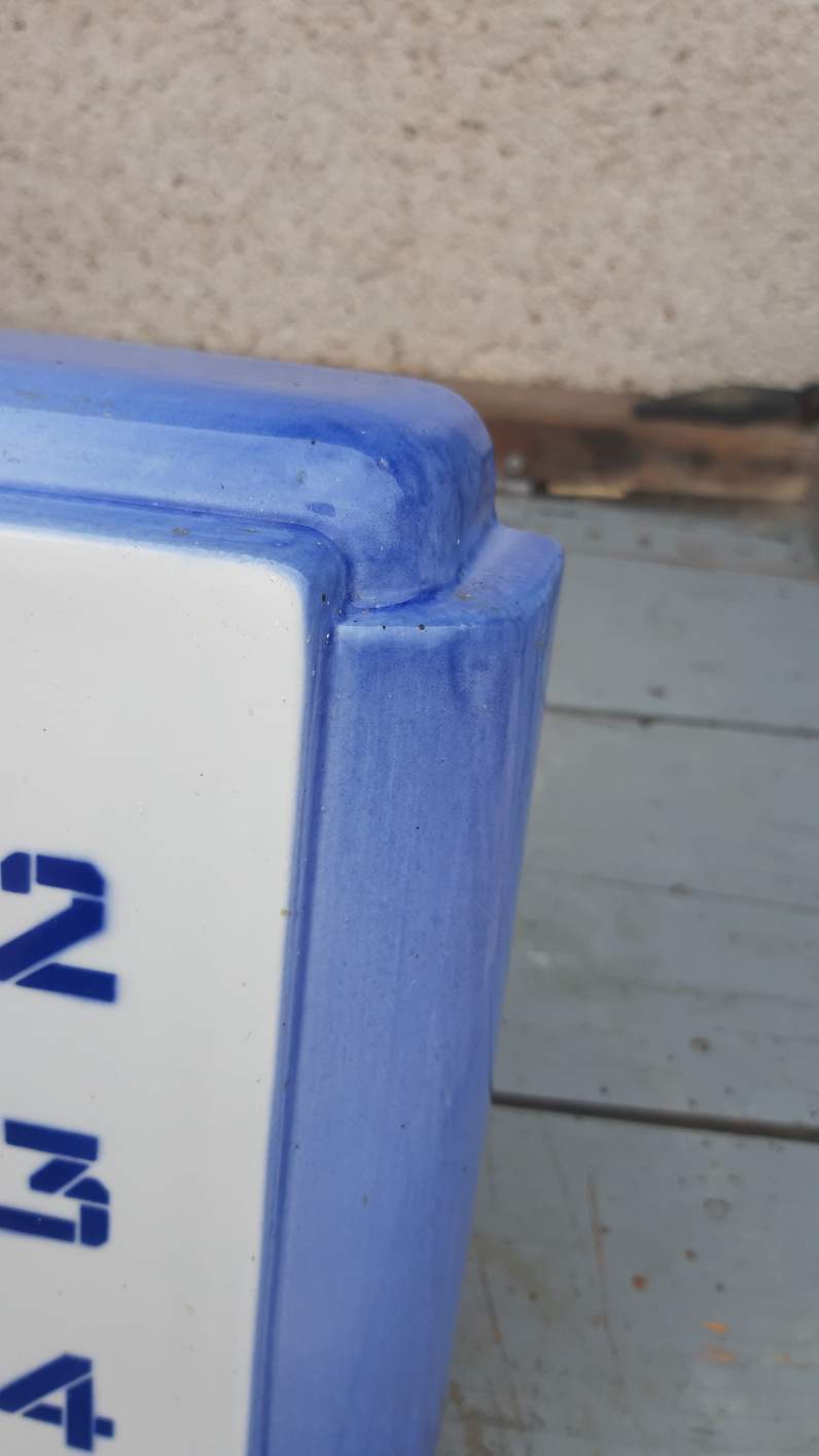 Vintage ceramic wall clock