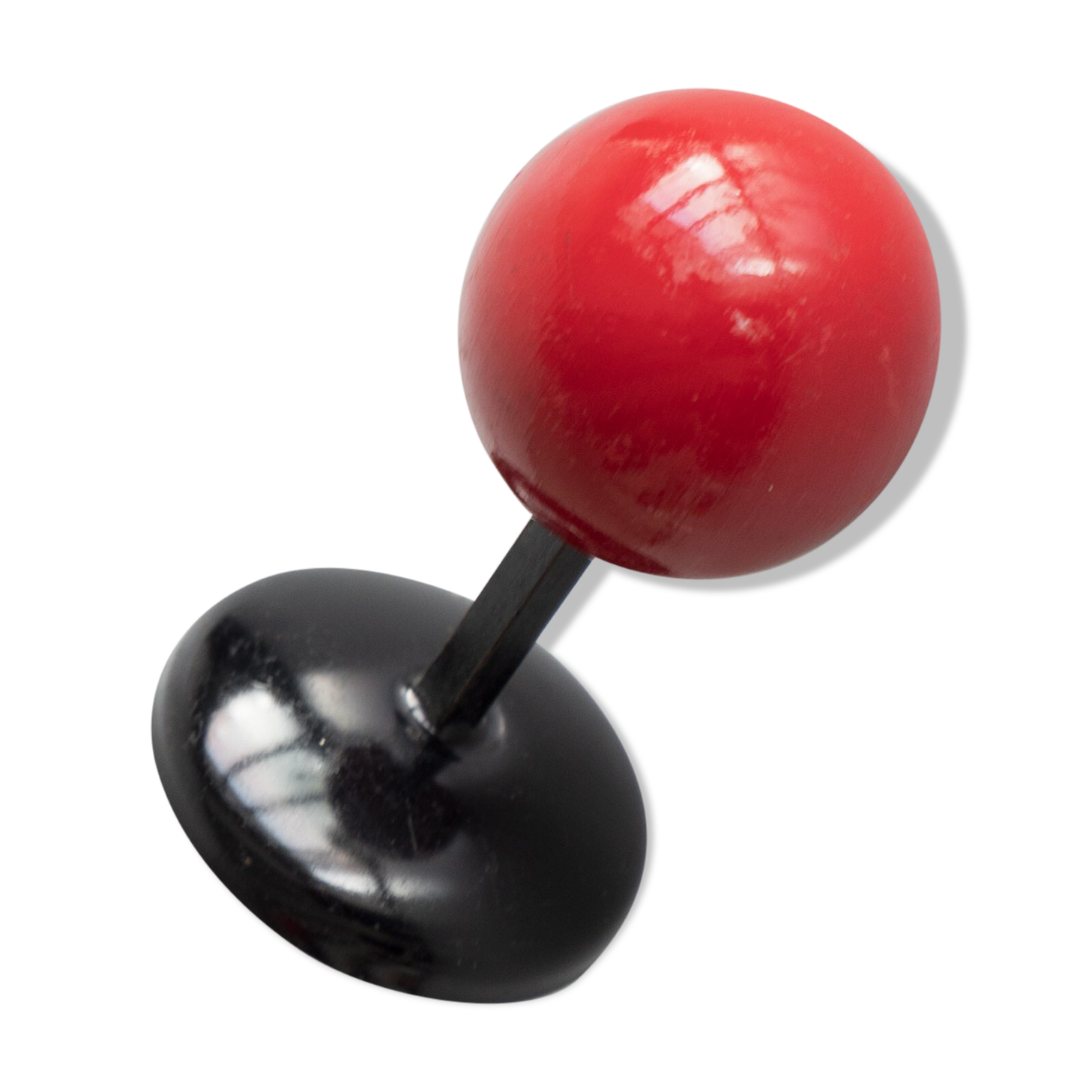 Black and red patère