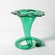 Vintage Green Glass Art Vase / Hand-blown Home Decor / Stilvetro / Rome