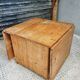 Antique Swedish table folding table with plenty of storage space