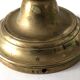 Old golden brass candle holder