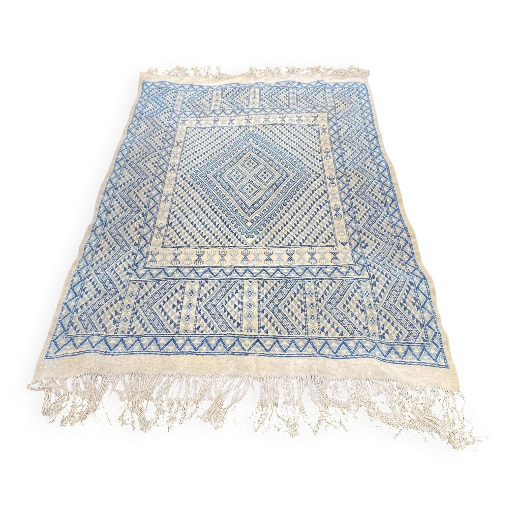 Tapis en laine berbere Margoum