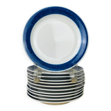 11 assiettes dessert entrée céramique Koka par Rörstrand Suède, scandinave