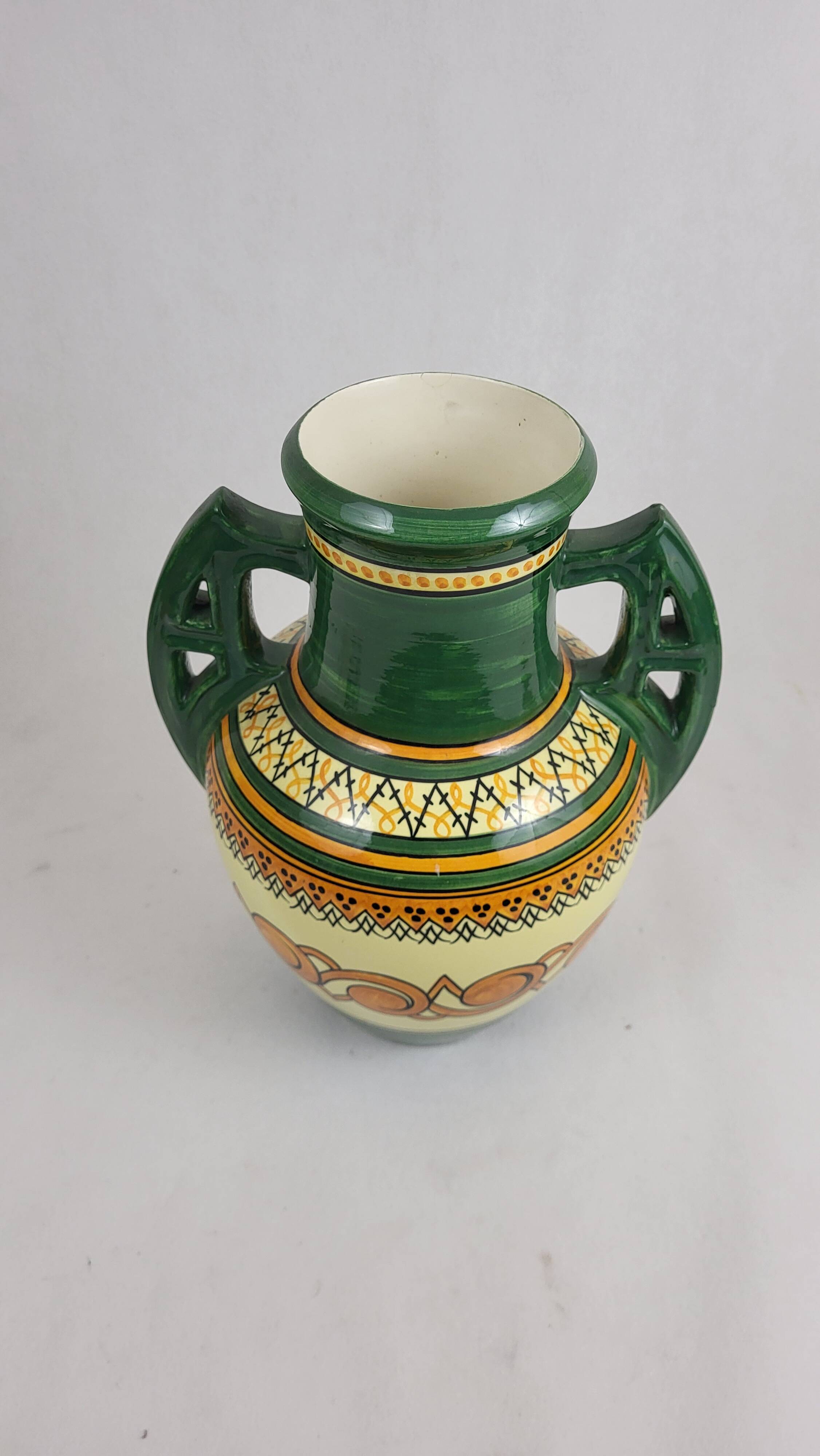 Quimper Henriot ceramic vase