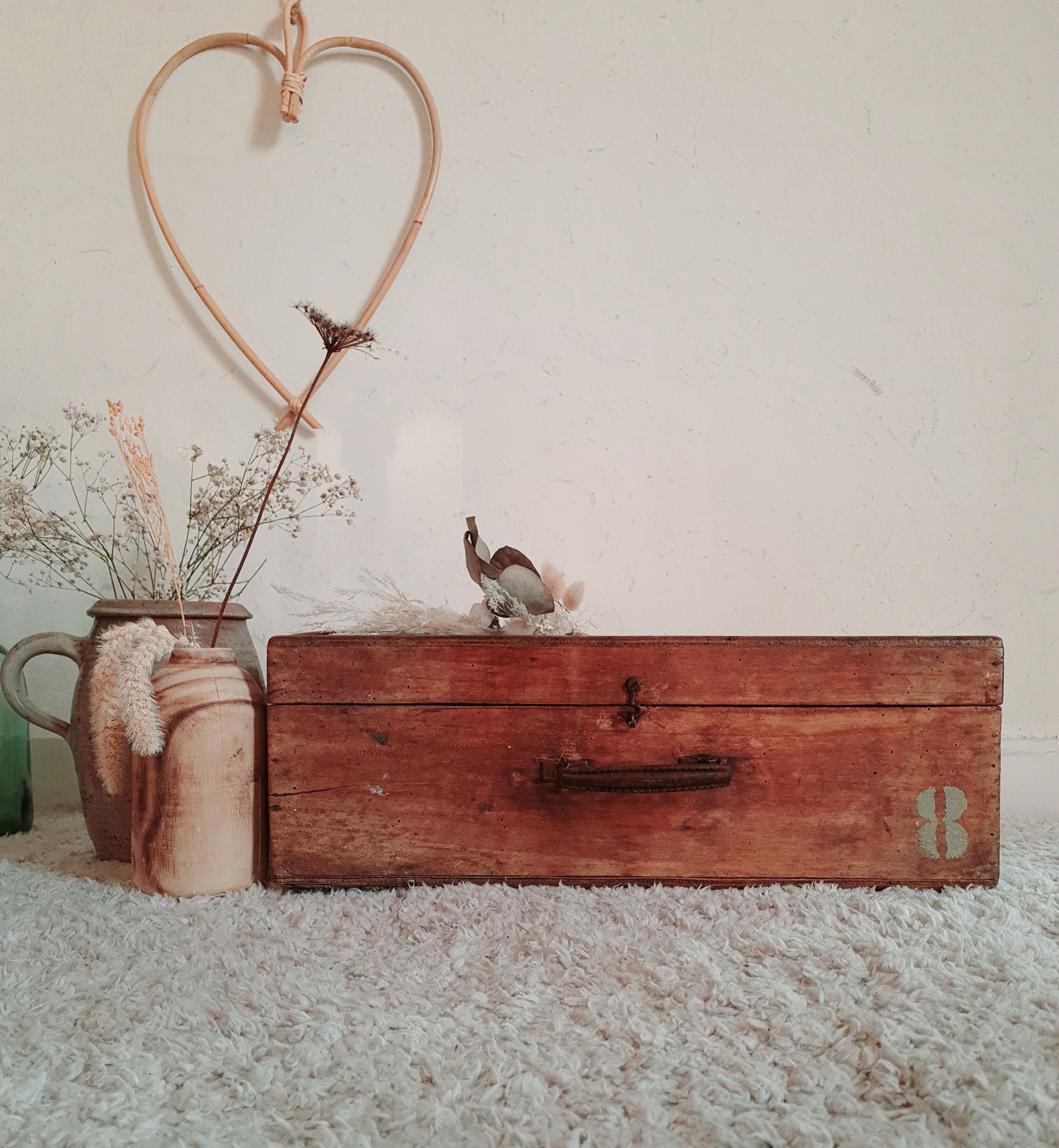 Old wooden box