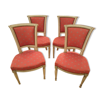 Lot de 4 chaises style Consulat