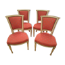 Lot de 4 chaises style Consulat