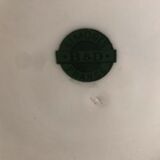 6 flat flowery plates in Limoges porcelain