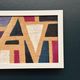 Swedish Oil on Canvas on Board – “Geometric Abstract” by C.A. Ekvall