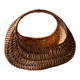 Wicker gondola basket