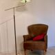 Adjustable reading lamp, brass 50s