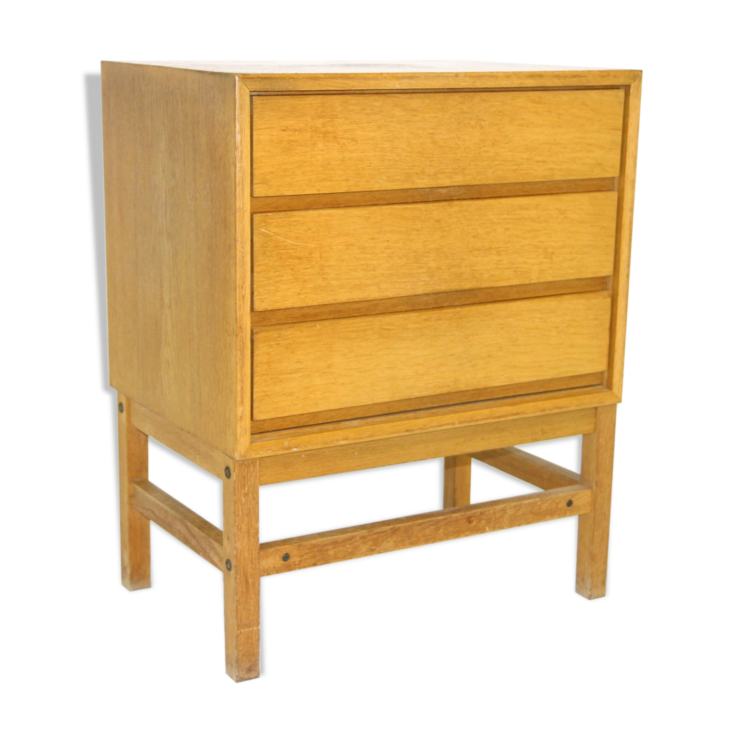 Oak chest of drawers, Sweden, 1970