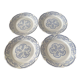 4 old flat plates