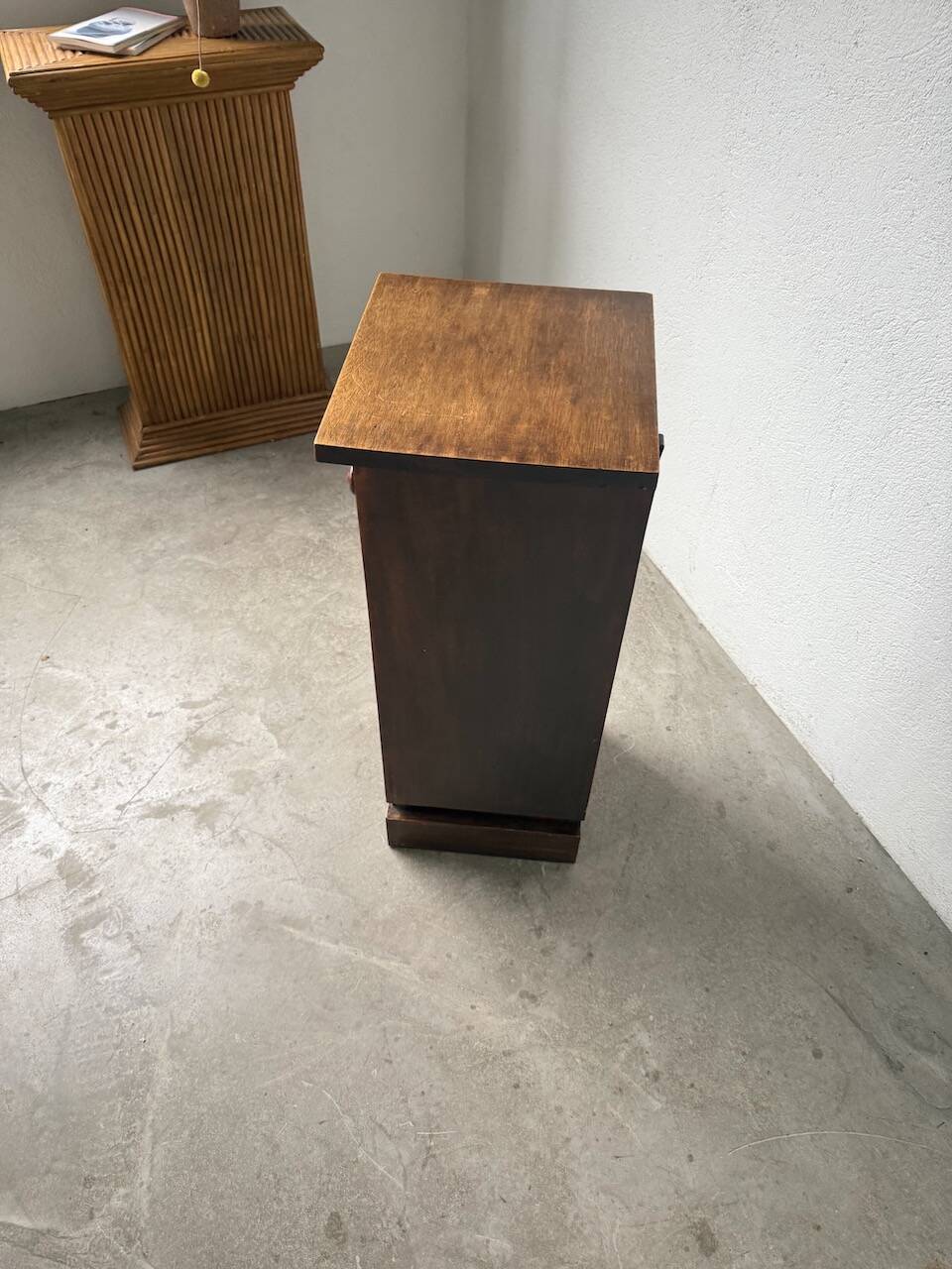 Dudouyt bedside table, oak, 1940.