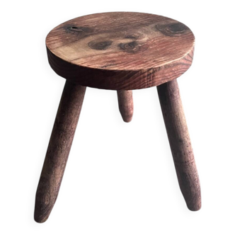 Wooden tripod stool