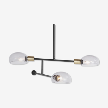 Suspension 3 faisceaux luminaires