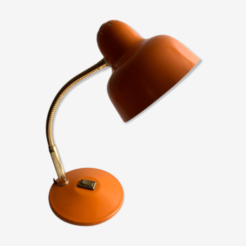 Orange articulated lamp