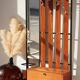 Vintage entryway coat rack – Cabinet with hooks, mirror and storage