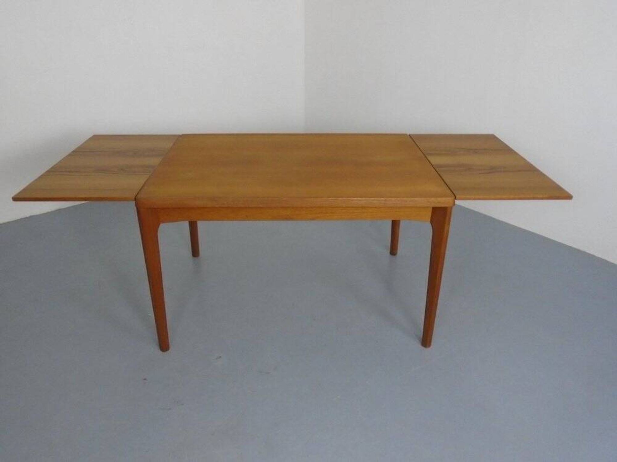Extendable Teak Dining Table by Henning Kjærnulf for Velje Møbelfabrik, 1960s
