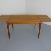 Extendable Teak Dining Table by Henning Kjærnulf for Velje Møbelfabrik, 1960s