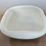 Trinket bowl keramos white ceramic 50/60s
