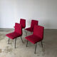 Set of 4 designer chairs model CM 145 by Pierre Paulin