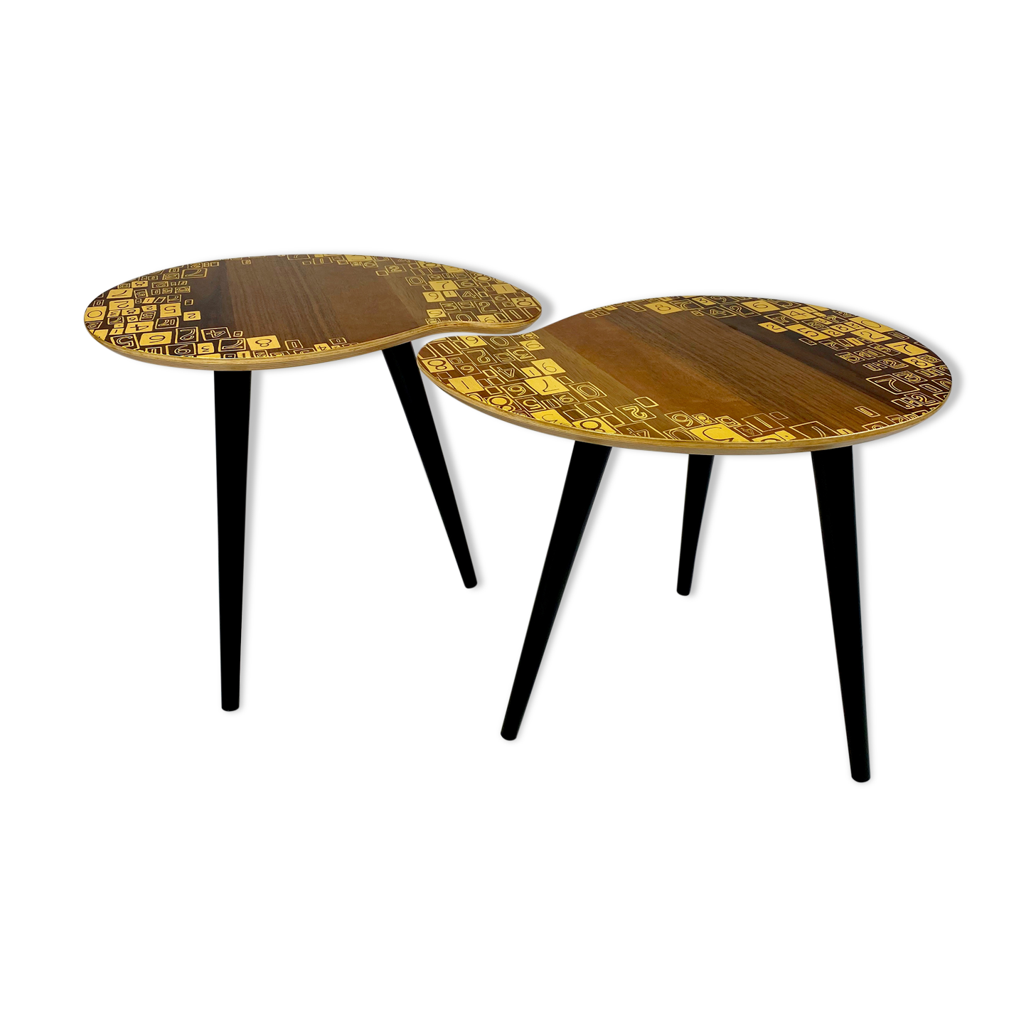 Pair of Zoe Murphy Bean Coffee Tables