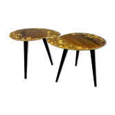 Paire de tables basses haricot Zoe Murphy