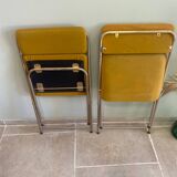 Pair of vintage folding chairs