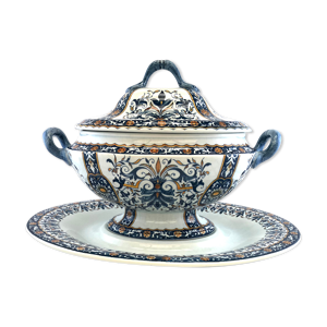 Soupière en faience - gien