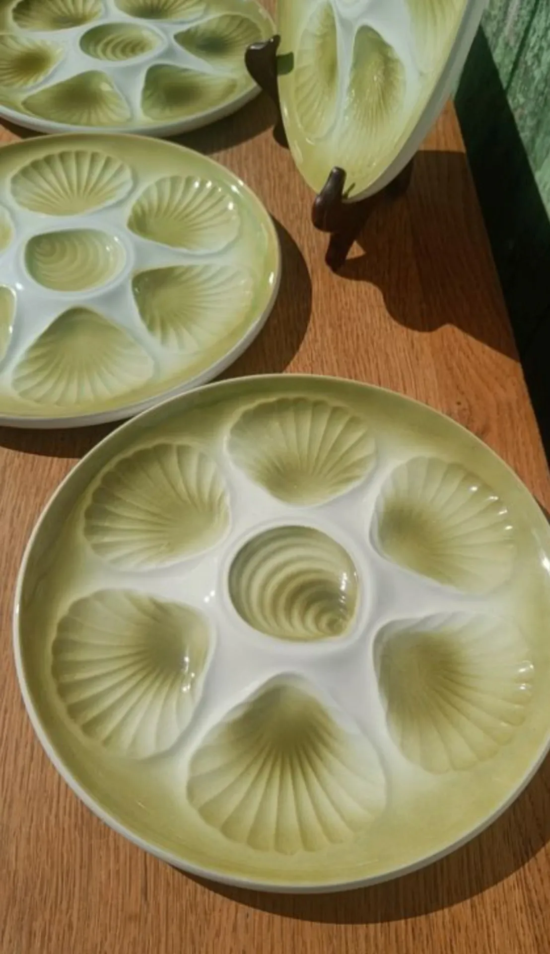seafood plates in earthenware – Moulin des Loups Orchies