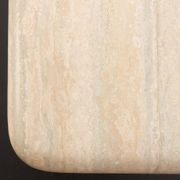 Italian small mid century travertine coffee table, 1970s