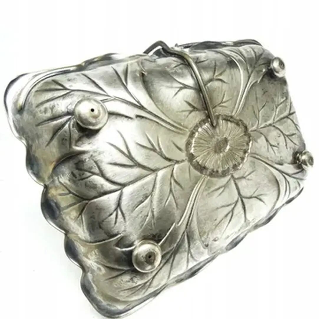 Fruit bowl, Art Nouveau, silver-plated brass, WMF, Germany, early 20th century