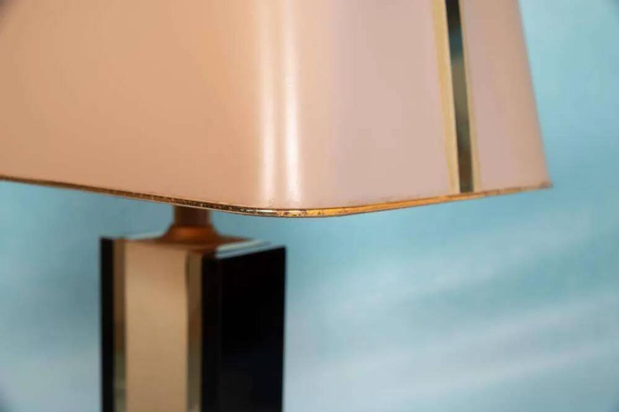 Lampe de table Regency de style hôtel vintage des années 70