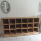 Vintage craft furniture on pitchpin wheels, 18 lockers.