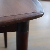 Scandinavian square dining table