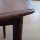 Scandinavian square dining table