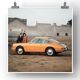 Tirage d'art Porsche 912 orange, 1967